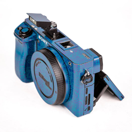 Sony A6300 Skin Camera Wrap Vinyl Aegean Blue